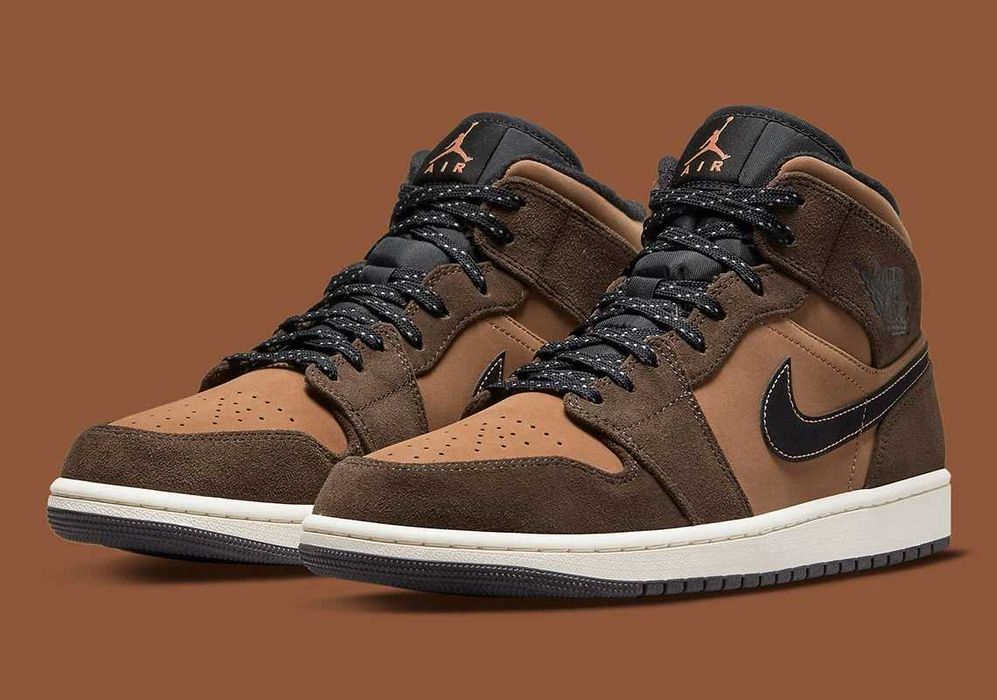 Air Jordan 1 Mid Earth Brown/Chocolate 43