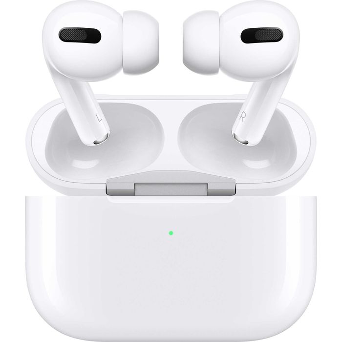 Casti Apple AirPods Pro, True Wireless, Bluetooth, In-Ear, Microfon, Noise Cancelling, alb
