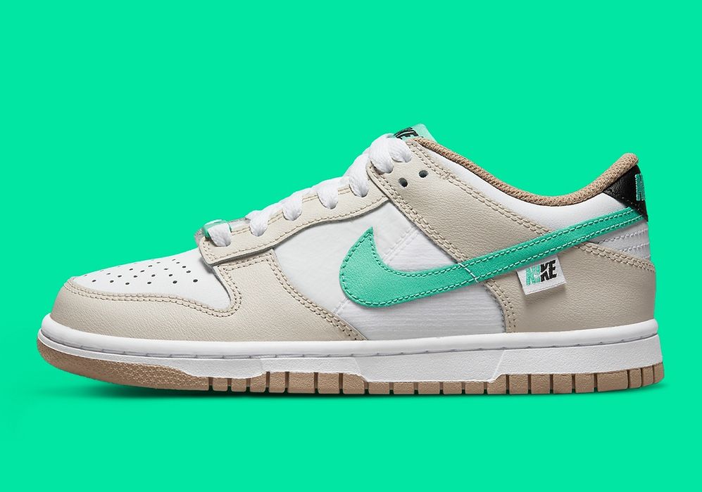 Nike dunk low tan green 39 originali
