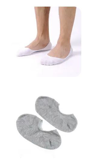 10 perechi șosete scurte alb sau gri bumbac fin unisex