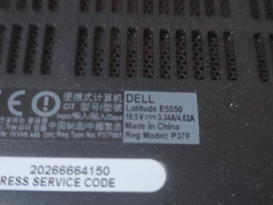 Carcasa Completa + Balamale - Dell Latitude E5550