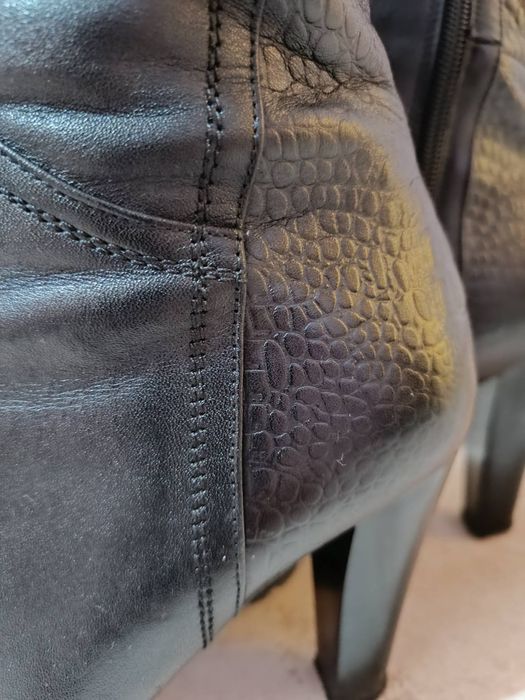 Дамски ботуши от естествена кожа, номер 38
