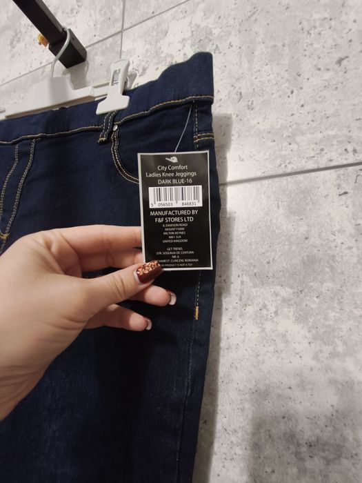 CityComfort Jeggings Capri pentru femei, talie înaltă, mărimea 44