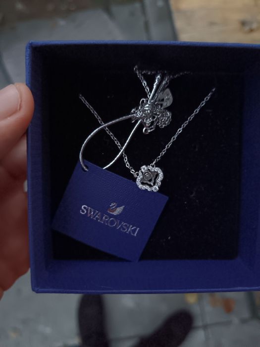 Lănțișor Swarovski Stea Alba