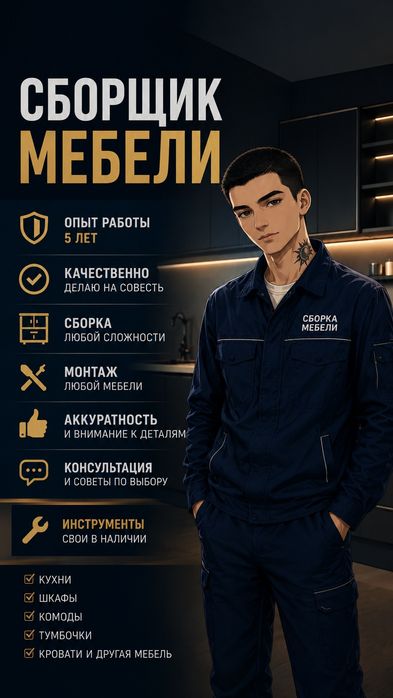 Сборщик корпусной мебели