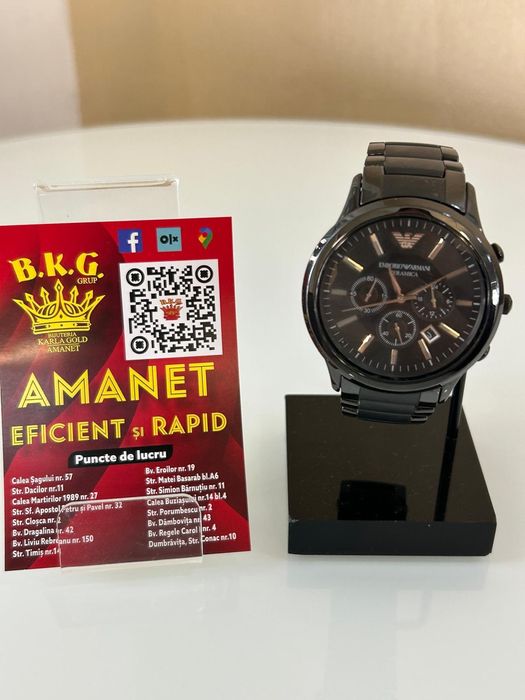 Ceas Armani AR1451 Amanet BKG