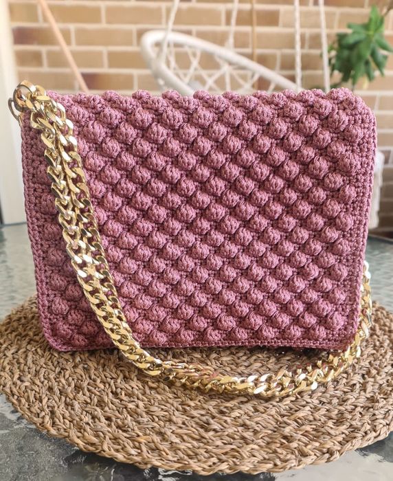 Сумки вязаные, ручная работа.