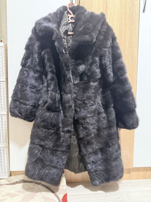 Норковая шуба с копишоном