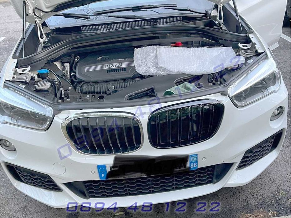 Двойни M Бъбреци Решетки Броня BMW X1 F48 F49 БМВ Ф48 Ф49 Х1 М Гланц