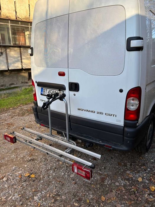 Чупещ багажник за 2 велосипеда за теглича