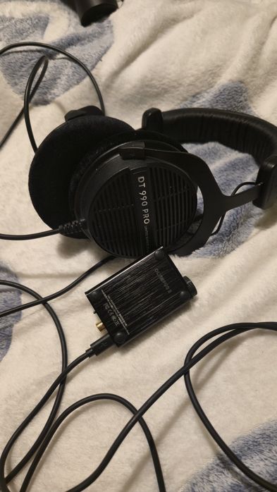 Pachet Casti beyerdinamic dt 990 pro cu dac/amp