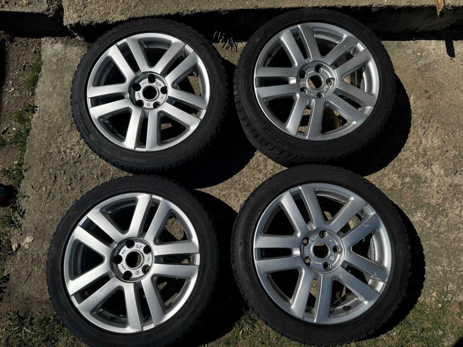 Jante VW 17' din aliaj + anvelope hankook iarna,DOT 2023