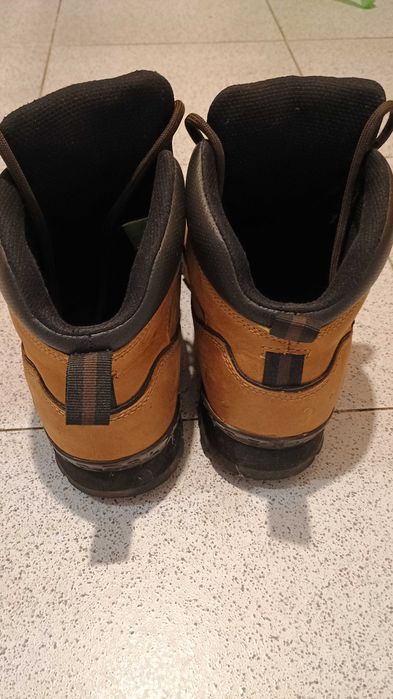 Мъжки зимни кожени обувки