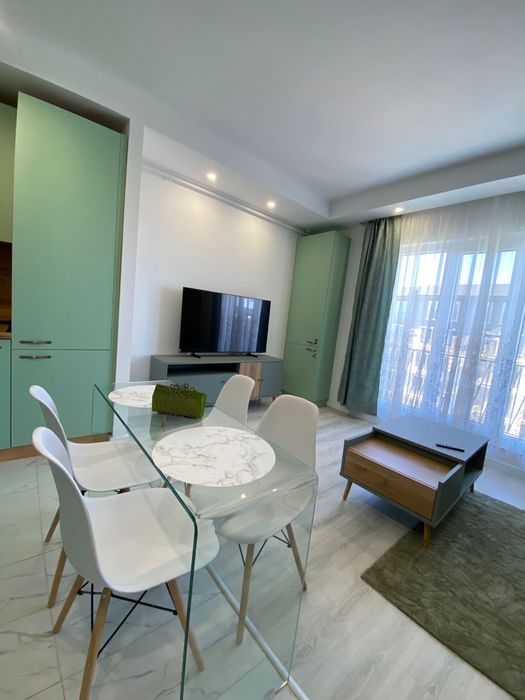 Cosmopolis / 2 camere / Mobilat utilat totul nou  cu vedere la piscina