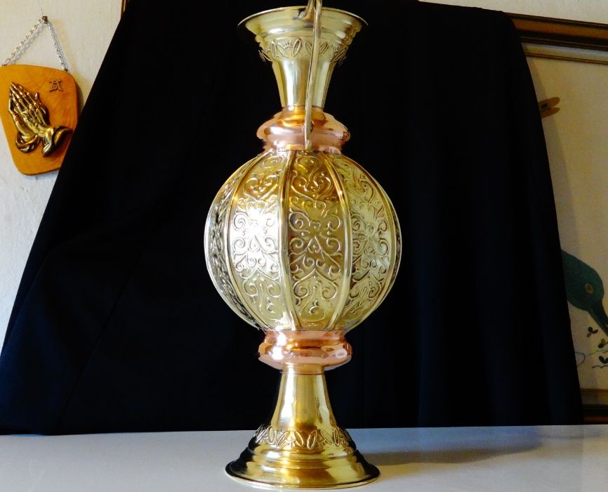 Медна ваза,медна кана,амфора 1.6 кг.