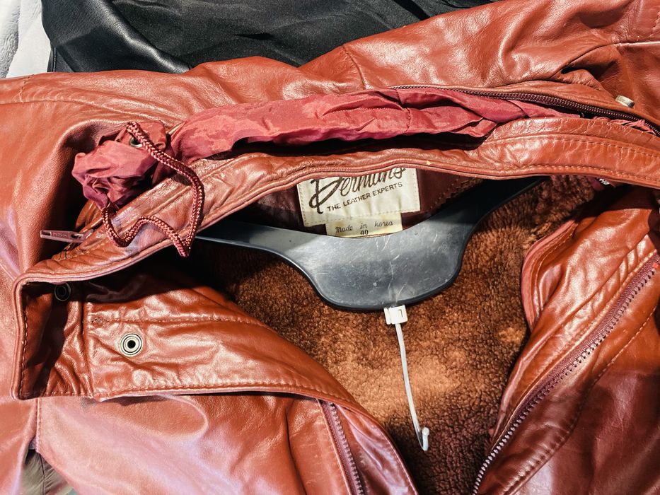 Geaca de piele naturala