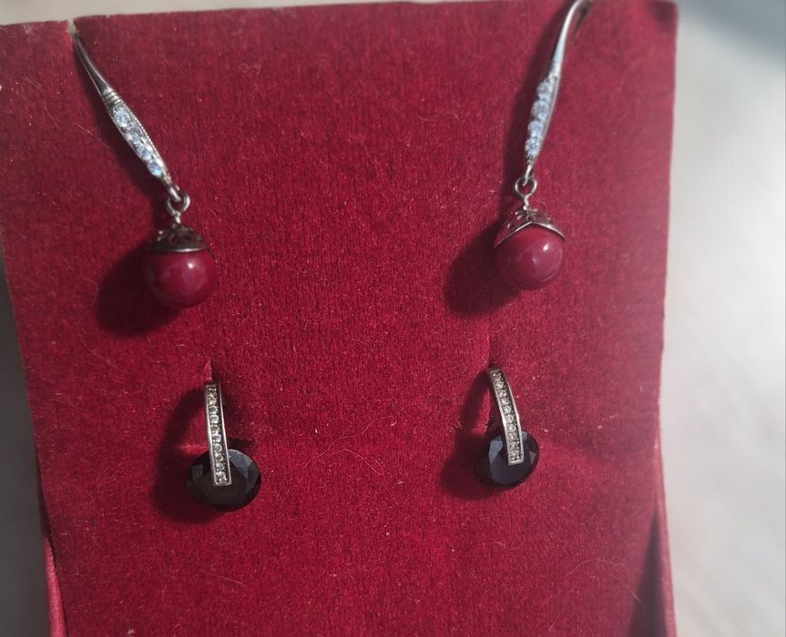 Серьги серебрянные