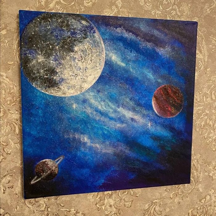 Продам интерьерную картину Космос