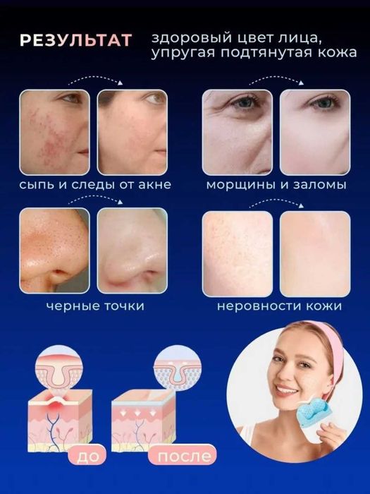 Массажер для лица и тела 2в1 охлаждающий, лифтинг, 2 цвета