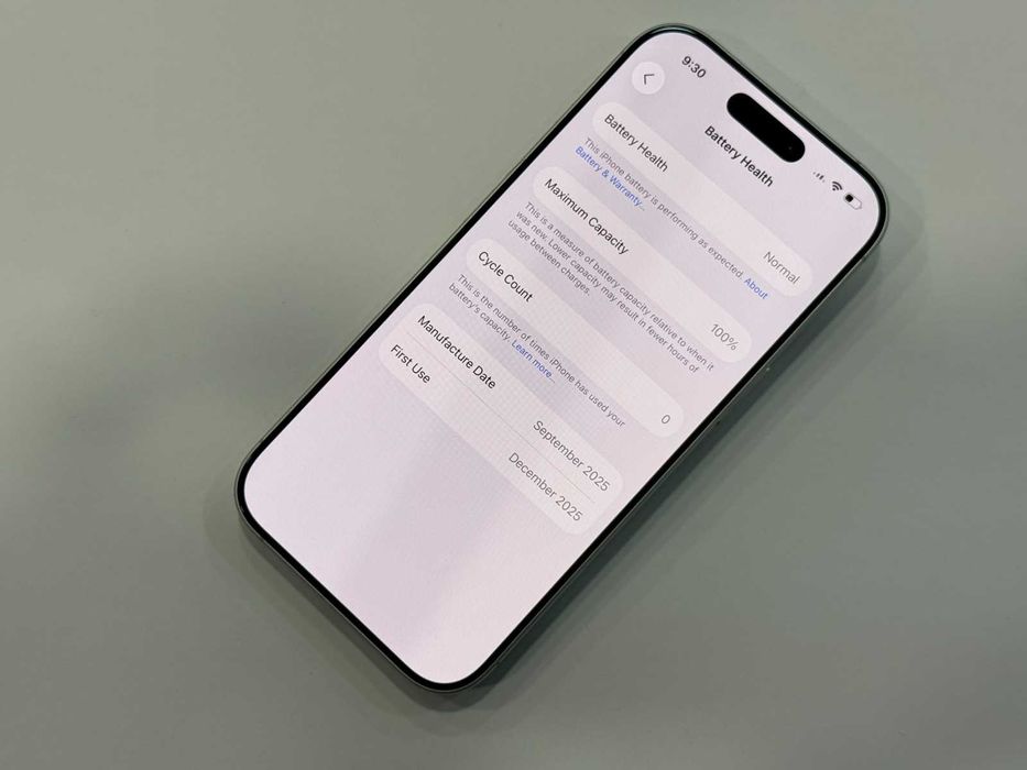 iPhone 17 – 512GB / 100% Battery Health / 0 Cycles