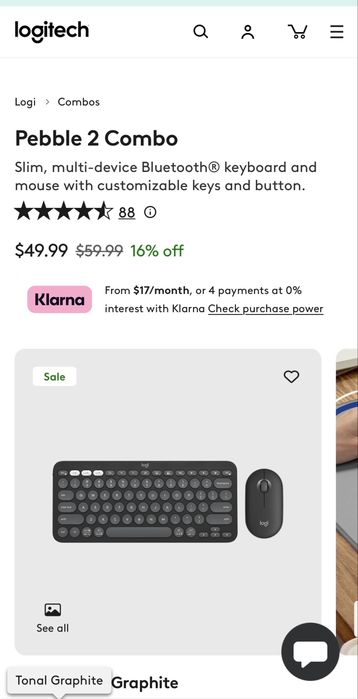 Logitech Pebble 2 Combo