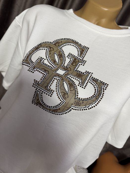 Compleu Guess alb de dama S M L XL 2XL