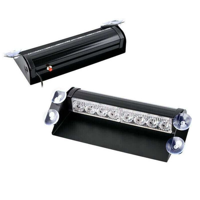 Сигнална лампа полицейска за стъкло 8 LED блиц лед лампа