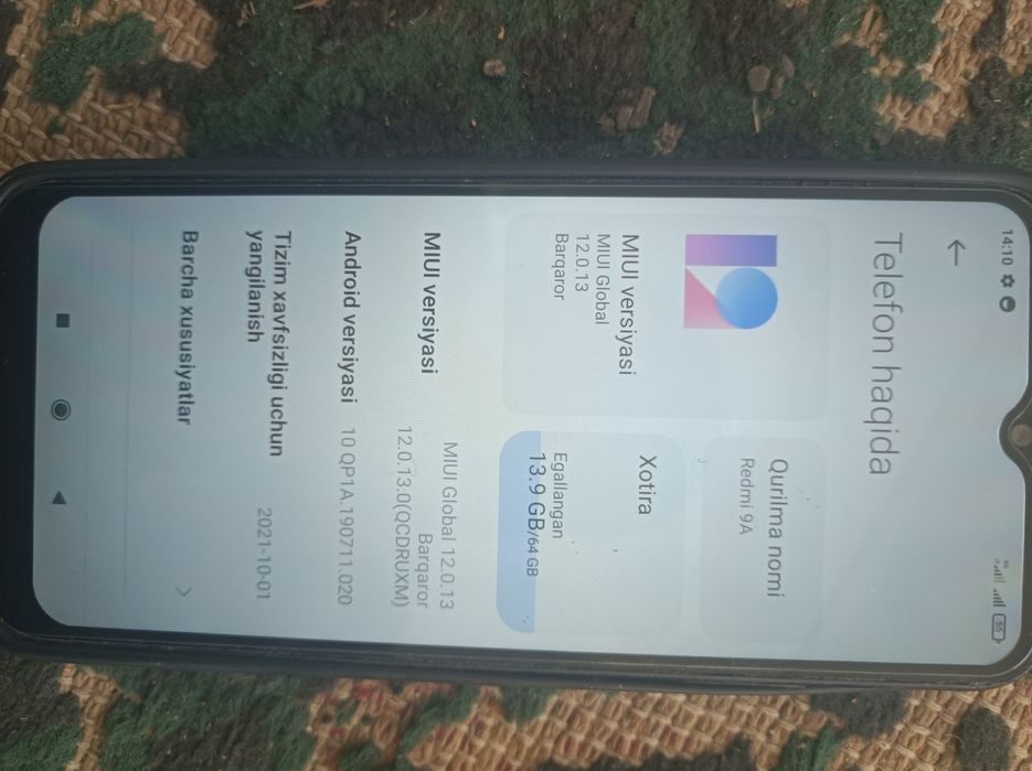 Redmi 9a 4/64gb holati ideal