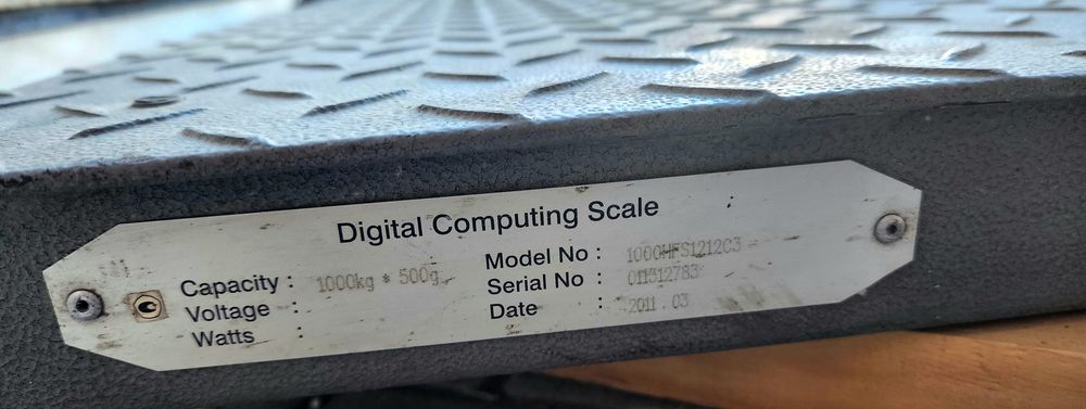 Весы электронные платформенные