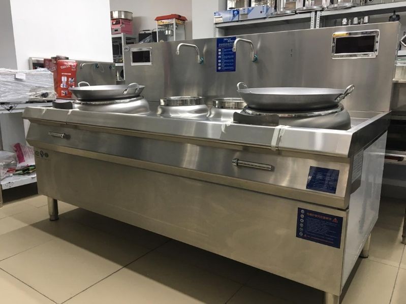 Вок индукционный на 2 секции.