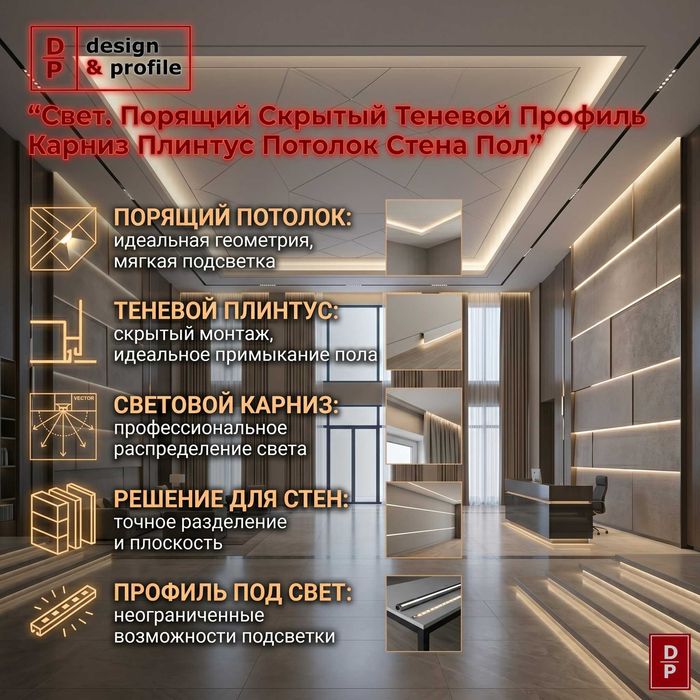 Stenovoy Paryashiy Profil Pod GKL PP 12.5mm Kray Lista. Yangihayot UZB