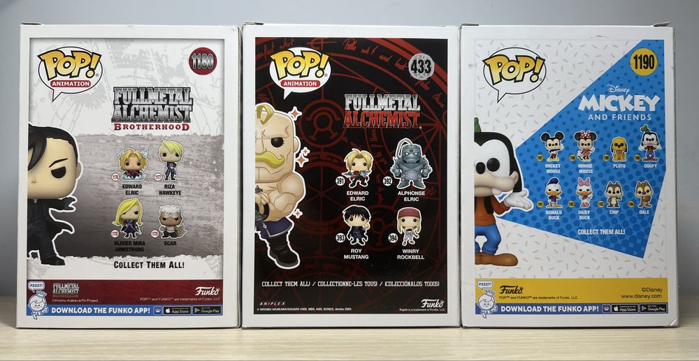 Funko POP! Fullmetal Alchemist Mickey and friends