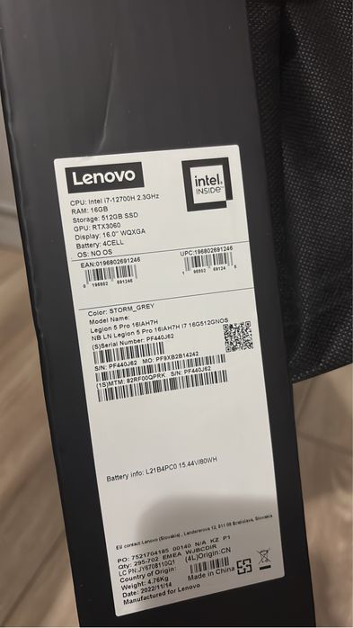 Lenovo legion 5 pro