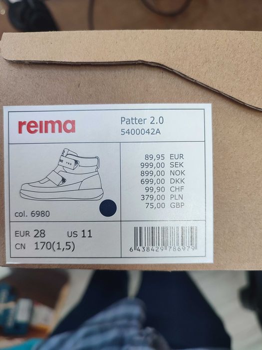 Reima – непромокаеми боти  28 номер