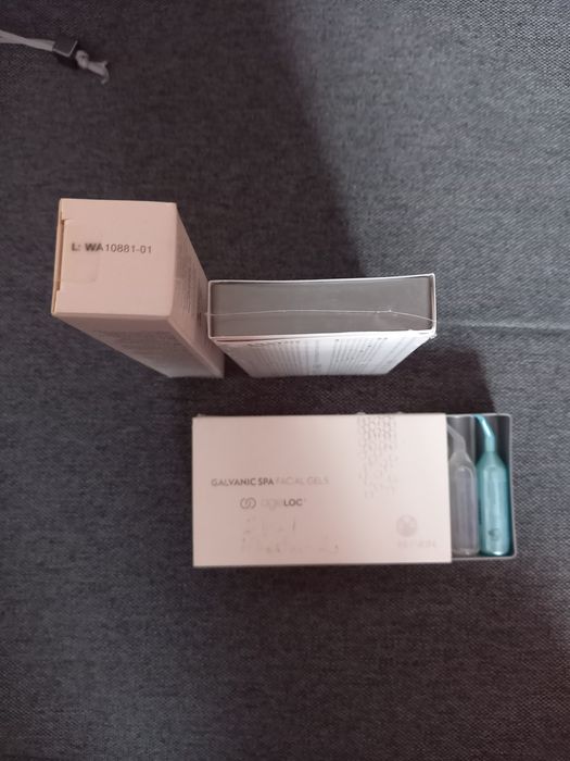 Aparat Galvanic Spa II Nu skin + gel + creme