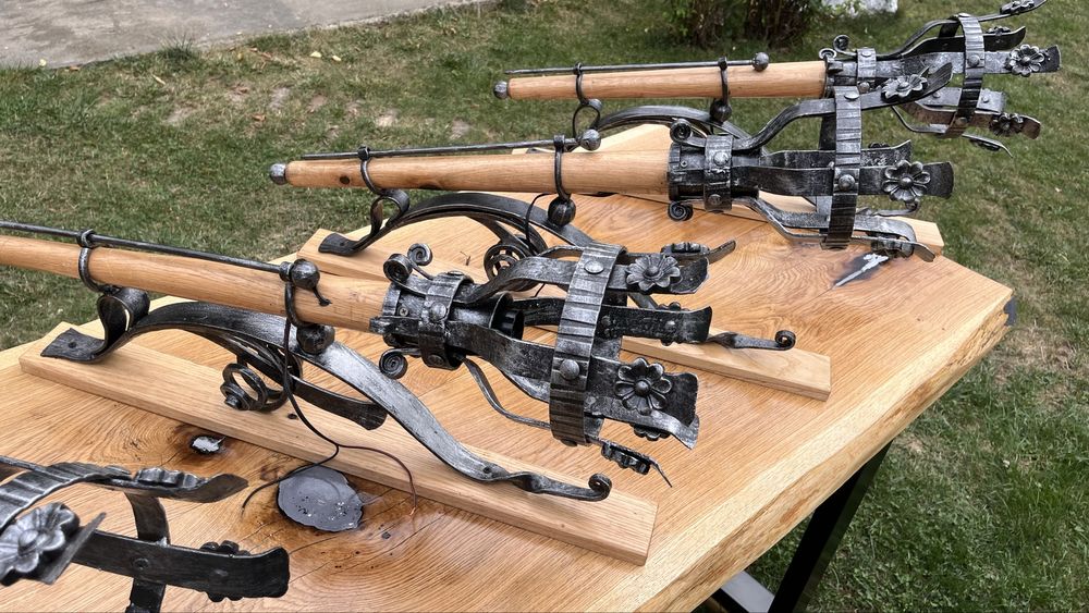 Rustic felinar fier forjat manual , aplica perete, lustra