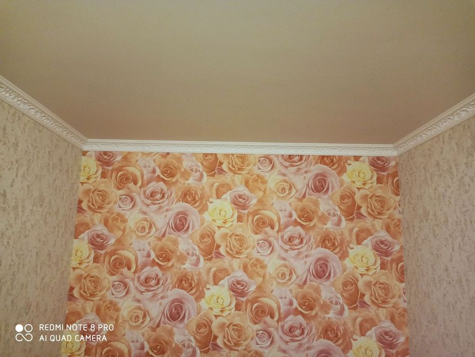 Наклейка Обоев!  Покраска Потолков!