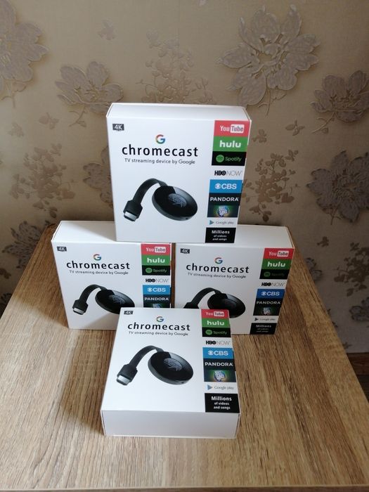 Мултимедиен плеър  Хромкаст/Chromecast, HDMI, 4K,