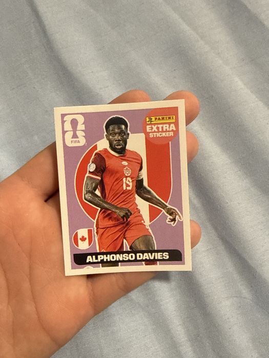 Alphoso Davies FIFA world cup2026 purple extra sticker