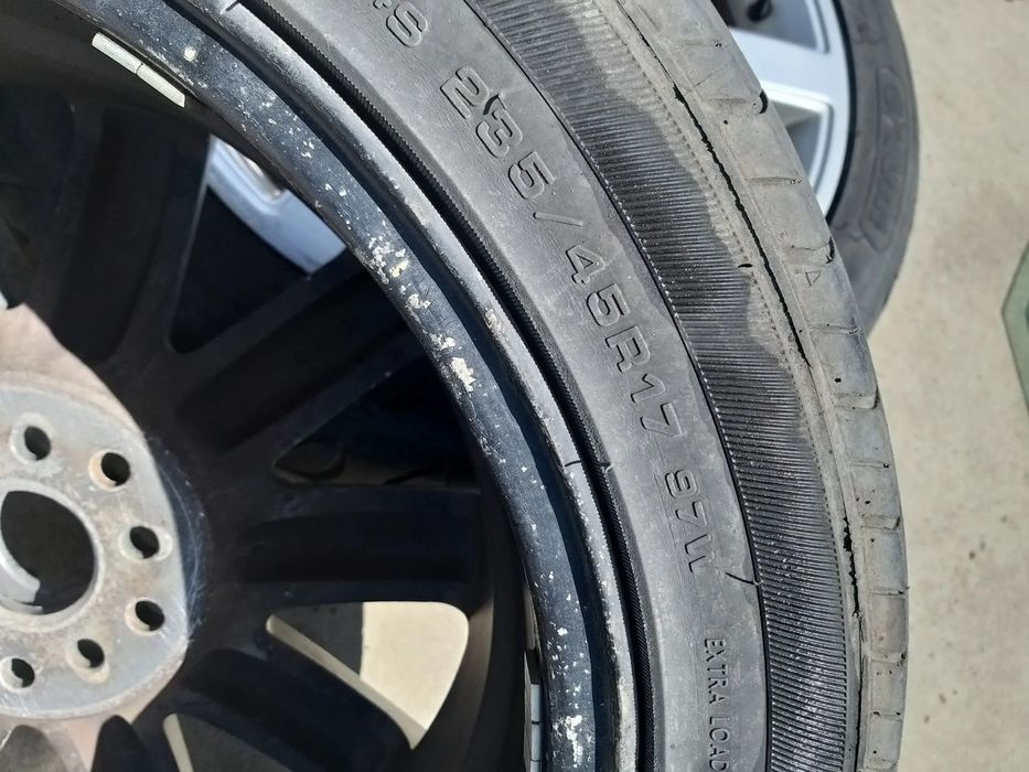 Set jante aliaj cu anvelope r17 235/45r17 audi a4 b7 8e