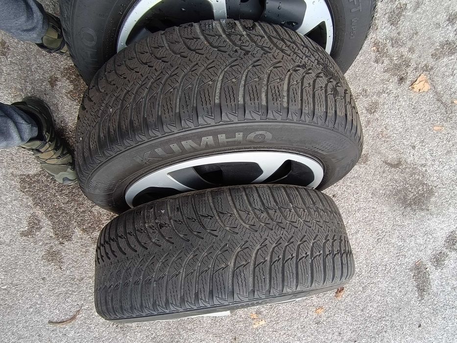 Зимни гуми 205/55/16 KUMHO M+S , DOT :2920, с джанти от Мерцедес
