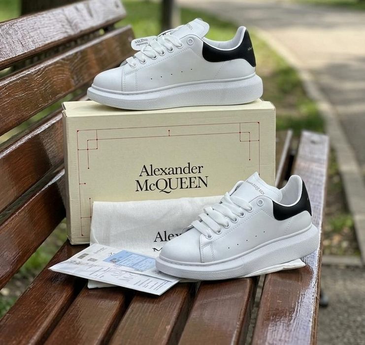 Adidasi Alexander McQueen Alb - Piele
