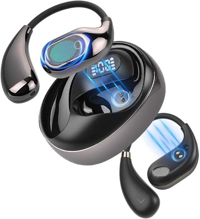 XG99 Слушалки с превод в реално време, отворени слушалки с Bluetooth 5.4, 144 езиков преводач
