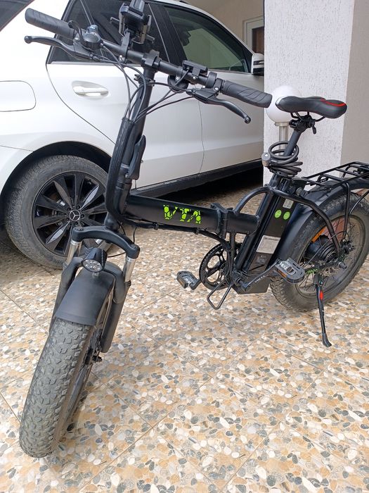 Vând Bicicleta Electrica Voltarom VTA,VB2,Fat Bike pliabila baterie litium ion 48v,10A,Încărcător ventilat