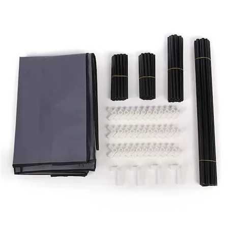 Текстилен шкаф за обувки с 5  реда