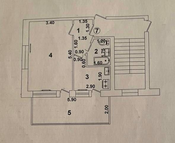 Чиланзар-7 Парус 1комн квартира