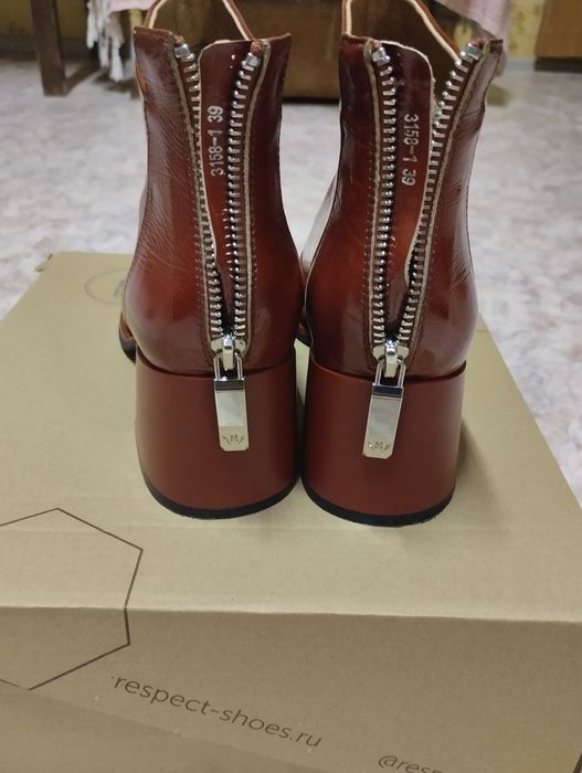 Осенние полусапожки.Натуральные