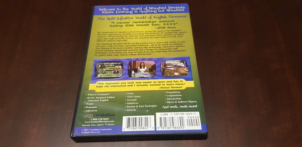 Dvd pentru invatarea gramaticii limbii engleze