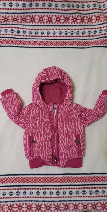 Зимно, топло яке, с подплата каракул, за бебе 3-6 месеца