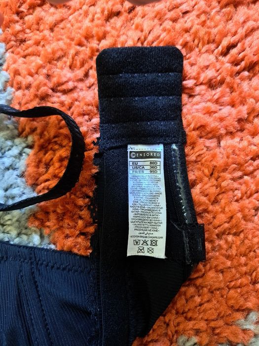 Sutien negru bretele detasabile